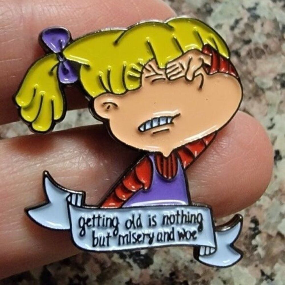 3/20 Rugrats Angelica Getting Old Enamel Pin